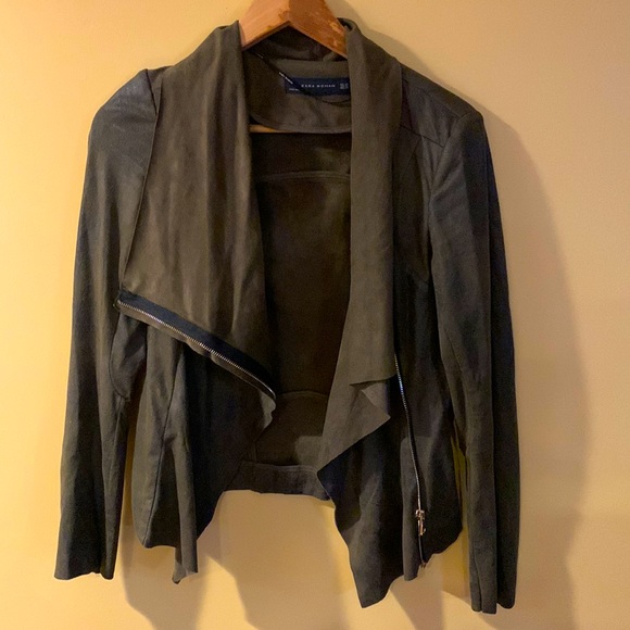 Zara Faux Suede Jacket - Picture 1 of 2
